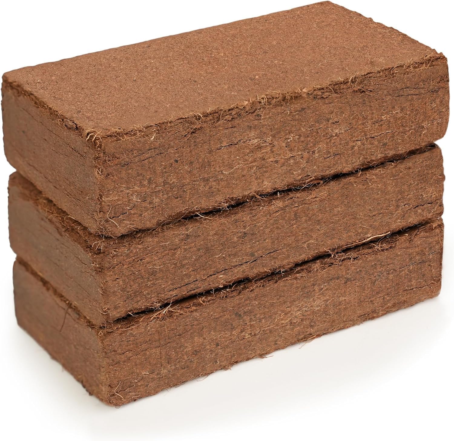 Premium Coco Coir - 3 Pounds Pack of 3 - Total 9 Pounds - 100% Organic and Eco-Friendly - OMRI Listed - Natural Compressed Growing Medium - Potting Soil Substrate MissFlowery