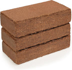 Premium Coco Coir - 3 Pounds Pack of 3 - Total 9 Pounds - 100% Organic and Eco-Friendly - OMRI Listed - Natural Compressed Growing Medium - Potting Soil Substrate MissFlowery
