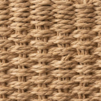 Small Wicker Baskets for Organizing, Recycled Paper Rope Storage Basket Container Bins for Shelves Bathroom Cupboards Drawer, Decorative Square Basket Organizer MissFlowery