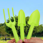 Children's Sand Digging Tool Set Of 3 With Ergonomic Handles Shovel Fork Enhances Creativity And Motor Skills MissFlowery