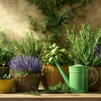 Rosemary Seeds Pack - 300 High Germinating 𝗡𝗢𝗡-𝗚𝗠𝗢, 𝗨𝗦𝗔-𝗦𝗢𝗨𝗥𝗖𝗘𝗗 Heirloom Herb Seeds for Planting in Indoor or Outdoor Herb Gardens (Salvia rosmarinus) MissFlowery