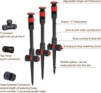 Multi-Adjustable Flex Design Garden Sprinkler with Extension Set, Great for DIY Gardening Product MissFlowery