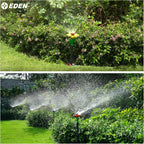 Daisy Above-Ground 50 Ft Garden Hose and Sprinkler System, DIY Plant Watering Set MissFlowery