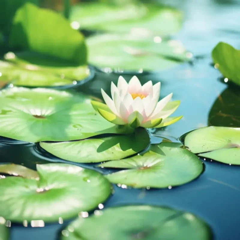 60Seeds Bowl Lotus & Bonsai Lotus, Indoor & Outdoor,Pre-Sprouted Mixed Color Bonsai Lotus, Water Lily Seeds for Home Ornamentation, includes Planting Guide, Easy Growth with Minimal Care,Seeds for Spring Garden,Flower Seeds,Easy to Grow MissFlowery