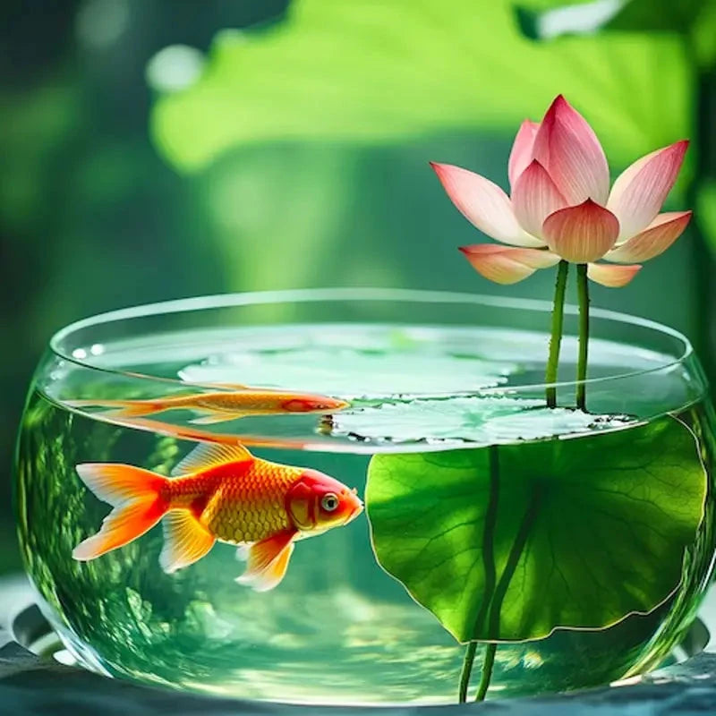 60Seeds Bowl Lotus & Bonsai Lotus, Indoor & Outdoor,Pre-Sprouted Mixed Color Bonsai Lotus, Water Lily Seeds for Home Ornamentation, includes Planting Guide, Easy Growth with Minimal Care,Seeds for Spring Garden,Flower Seeds,Easy to Grow MissFlowery