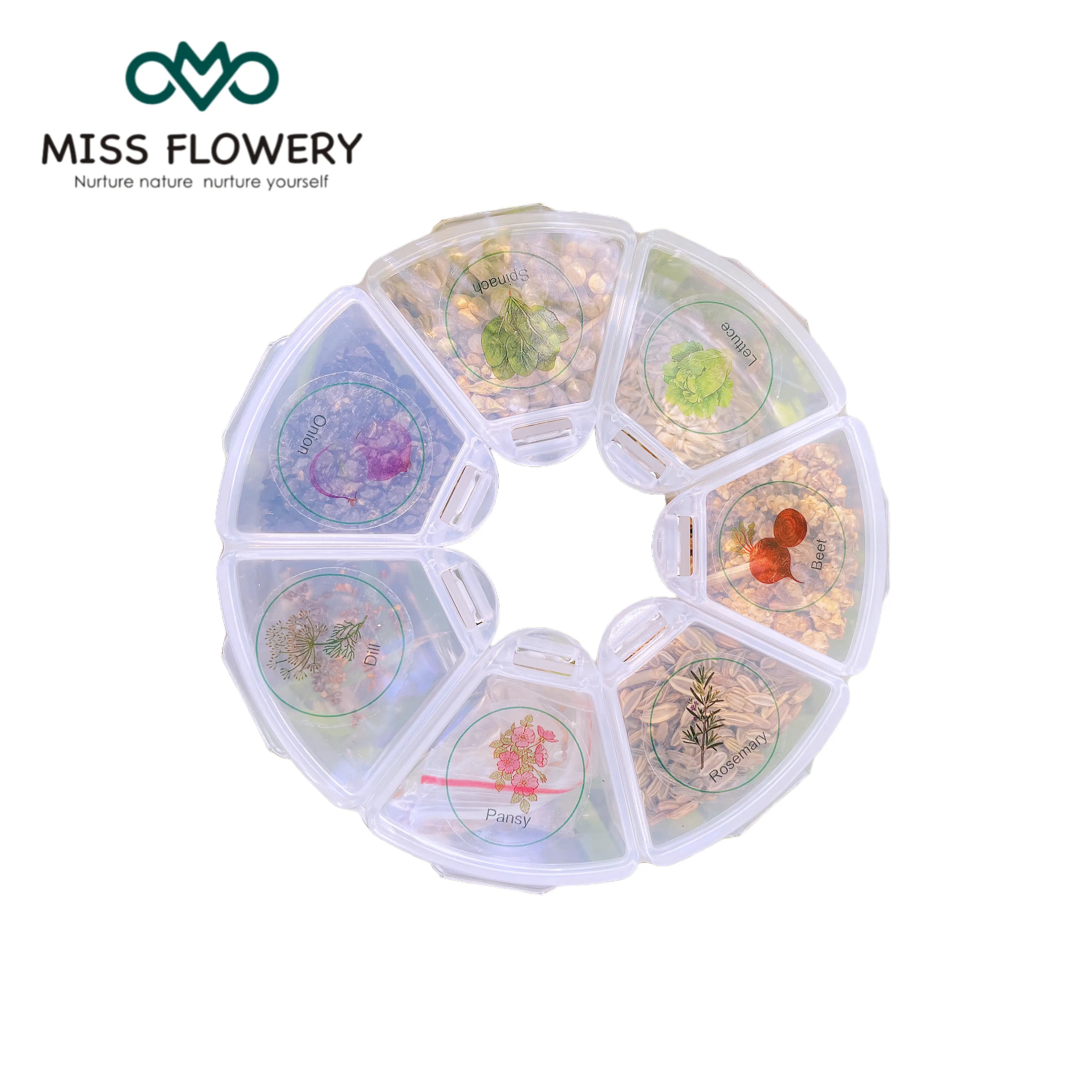 MissFlowery Winter Planting Gift Box – 7 Easy-to-Grow Seeds for Beginners | Vegetables, Herbs & Flowers MissFlowery